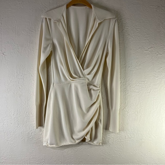 Gauge81 Cream Mini Dress - Picture 6 of 15